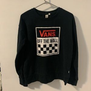Black Vans Crew Neck